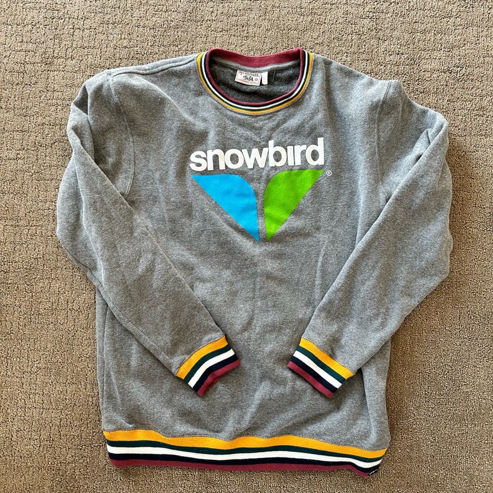Techstyles Sweatshirt SnowBird Gray Medium